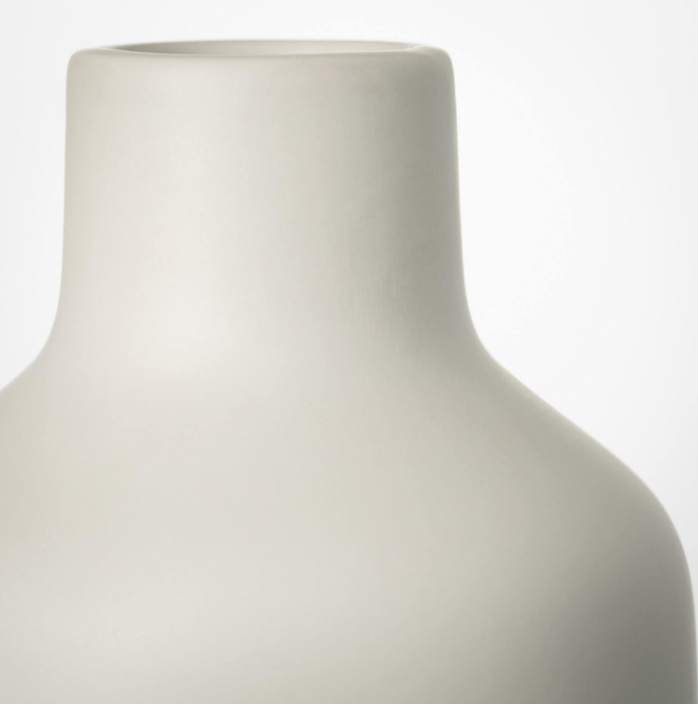 Matte White Bottle Vase