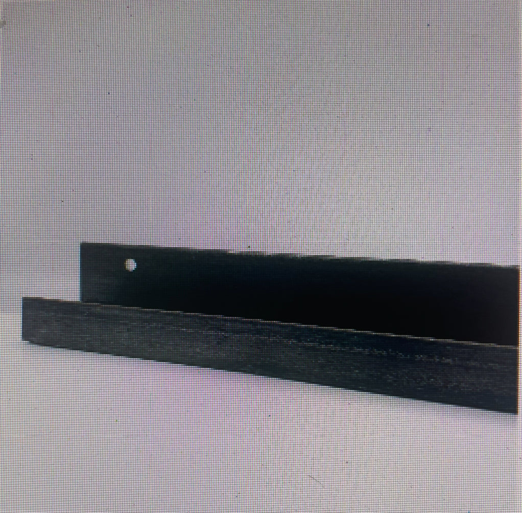 Black Metal ledge Shelves- 18”