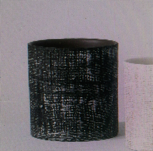 6” Metallic brushed planter