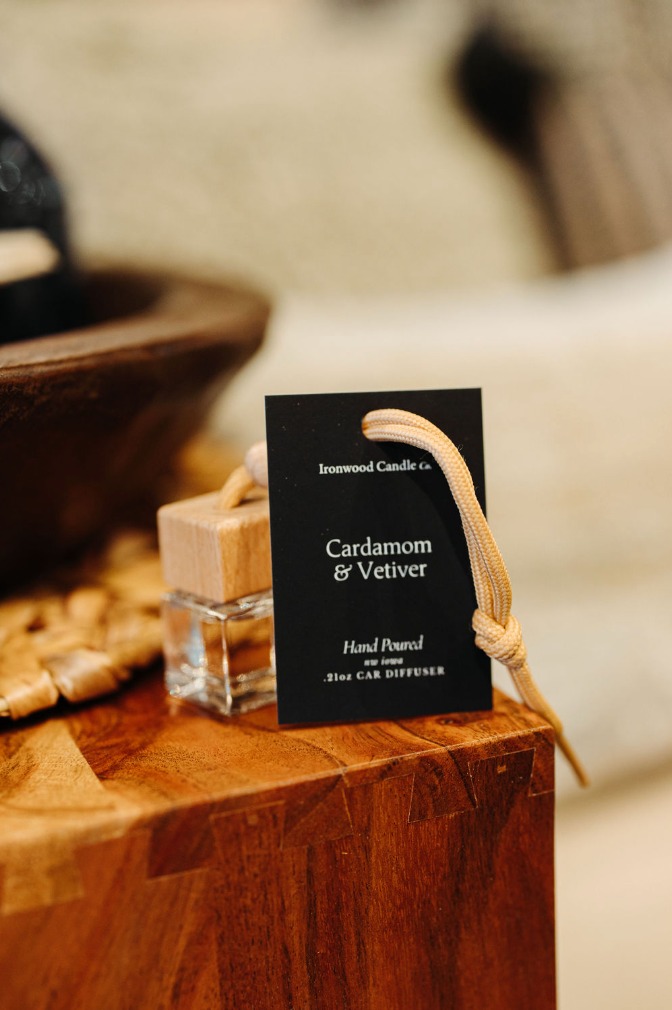 Cardamom & Vetiver Car Diffuser