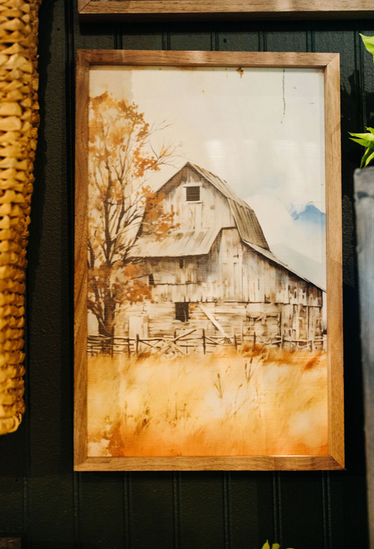 10” x 16” Rustic Barn