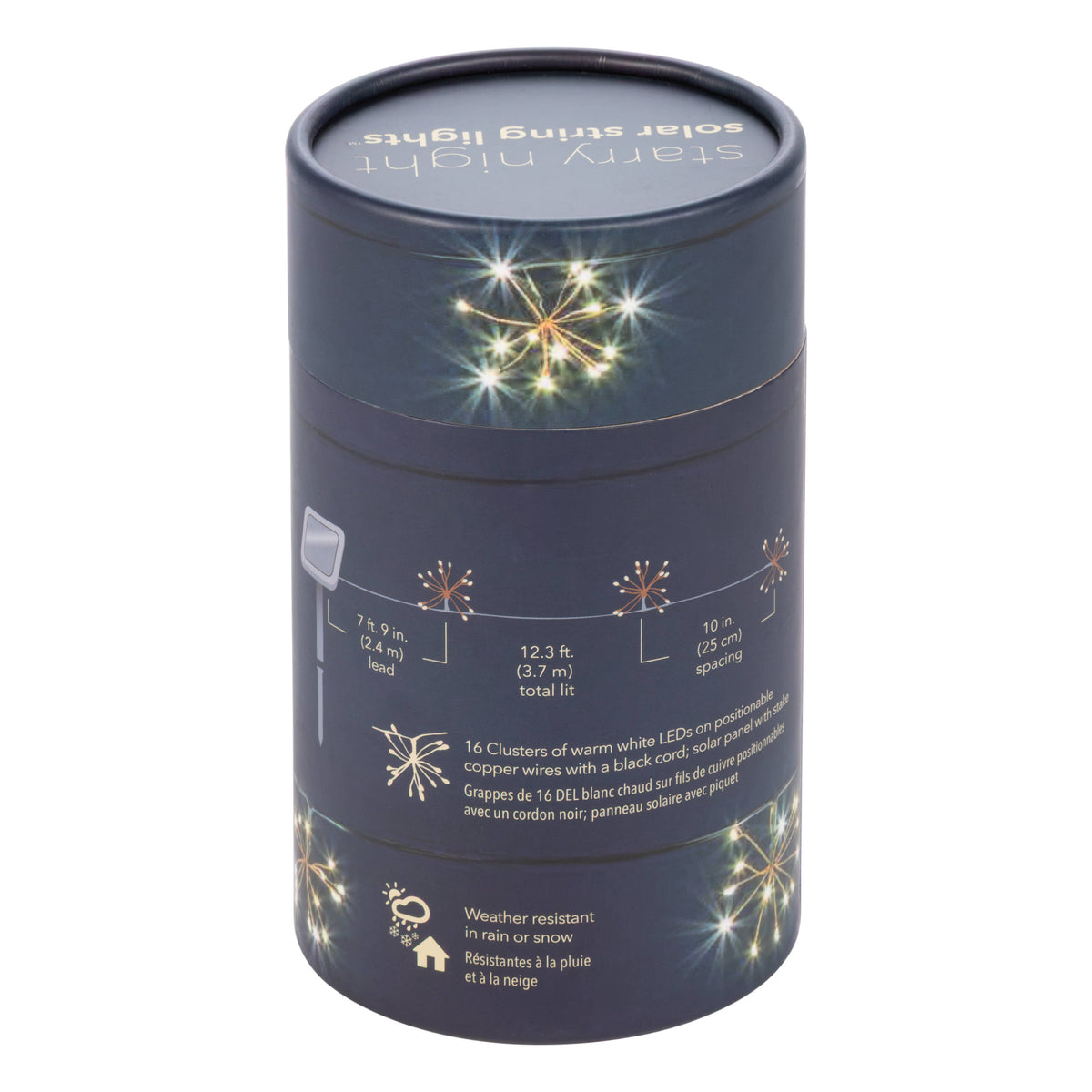 *NEW* Starry Night Solar String Lights - Black