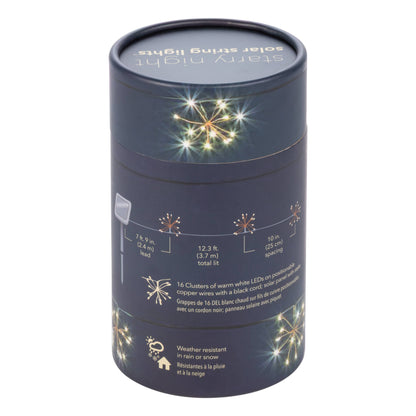 *NEW* Starry Night Solar String Lights - Black