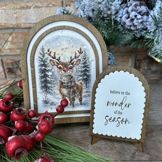 Woodland Red-Nosed Reindeer | Coordinating Set