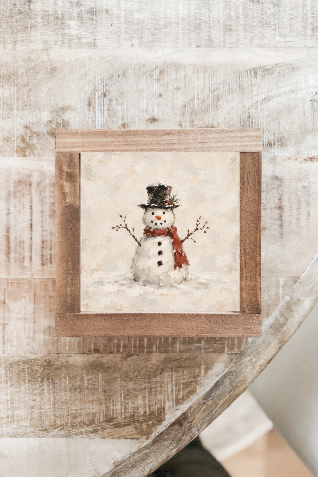 Rustic Snowman | Winter 2026 Wall Art