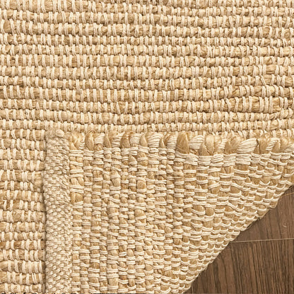 Jute Chindi Rug-Natural Jute-2'x3'.