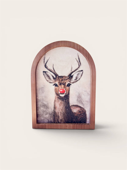 Rudolph Vintage Print, Arch | Holiday 2026