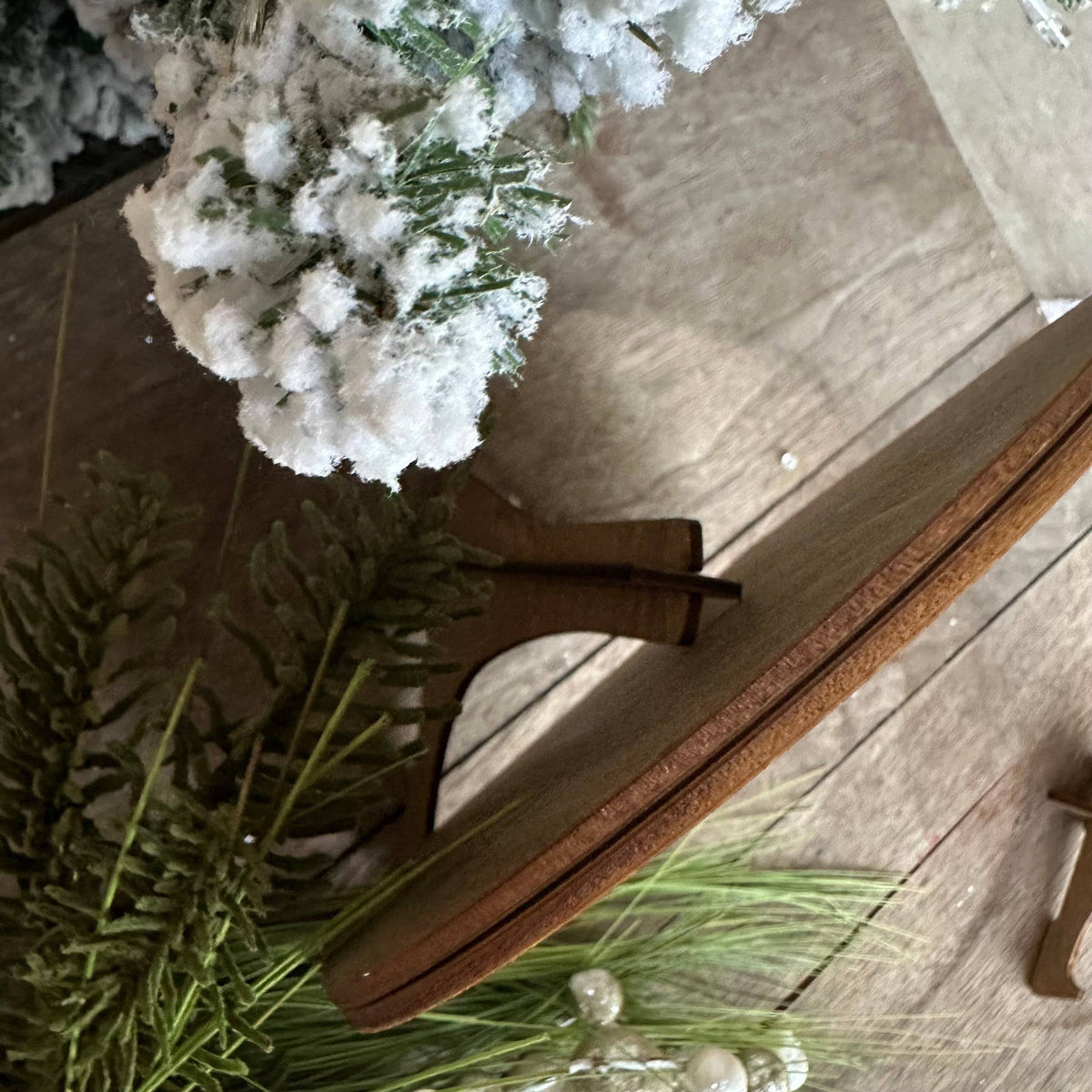 Home for the Holidays Vintage Sled | Canvas Artwork