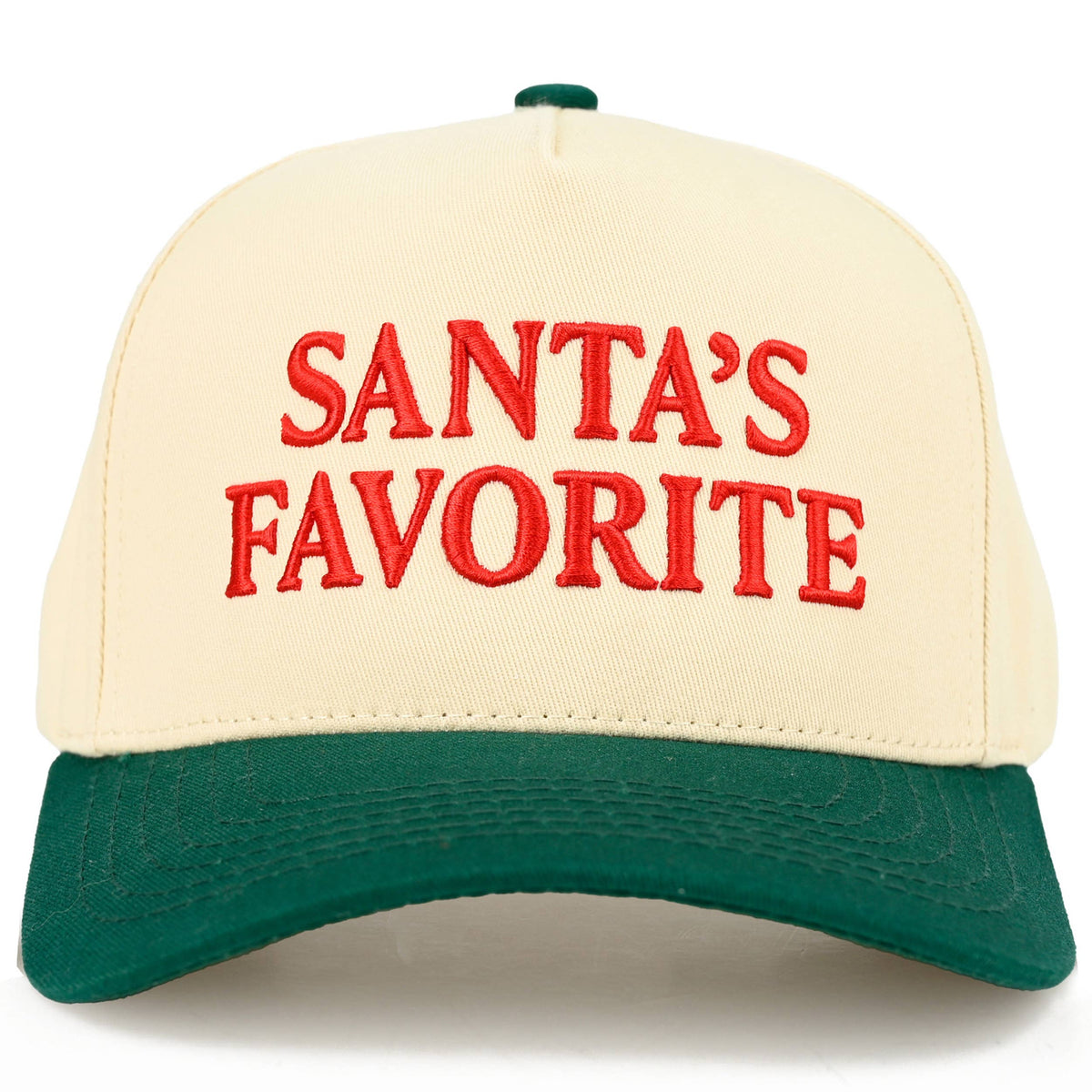 C.C SANTAS FAVORITE Letter Embroidered Trucker Cap
