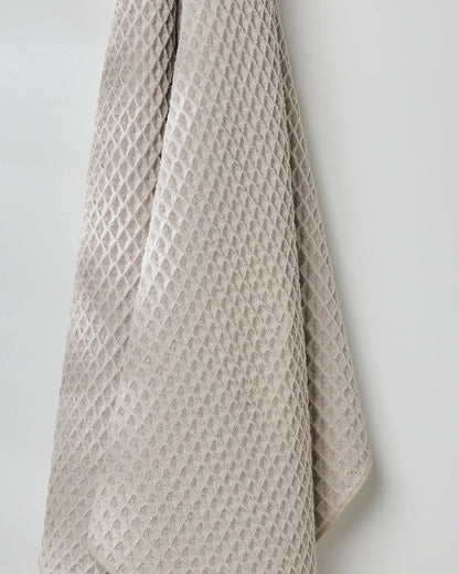 Taupe Waffle Bath Towel