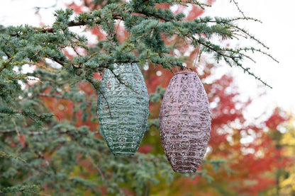 Stella Wildflower Pod 15" Solar Lantern - Blush