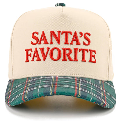 C.C SANTAS FAVORITE Letter Embroidered Trucker Cap