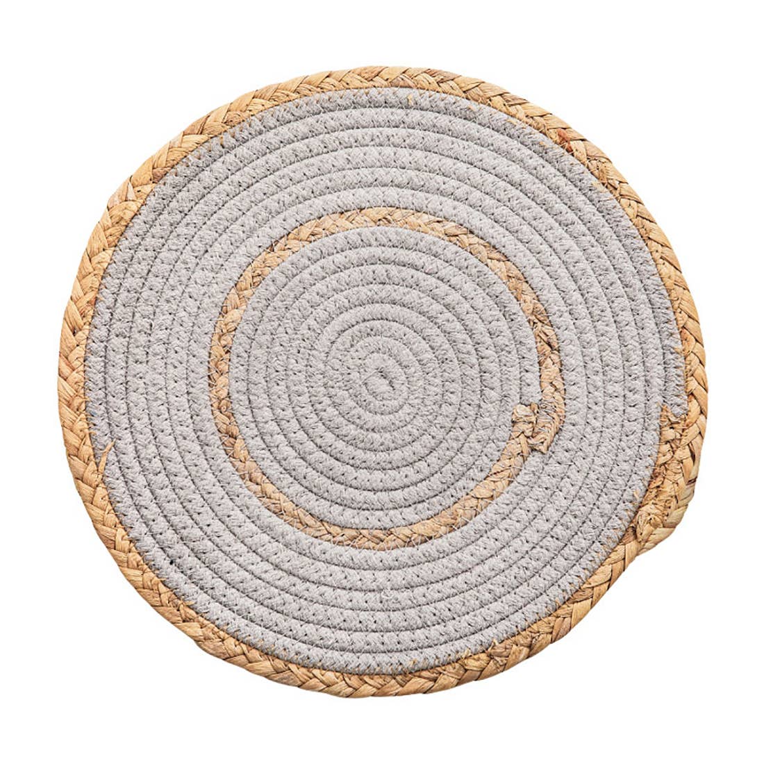 Hand-Woven Heat Resistant Rattan Cotton Rope Placemat
