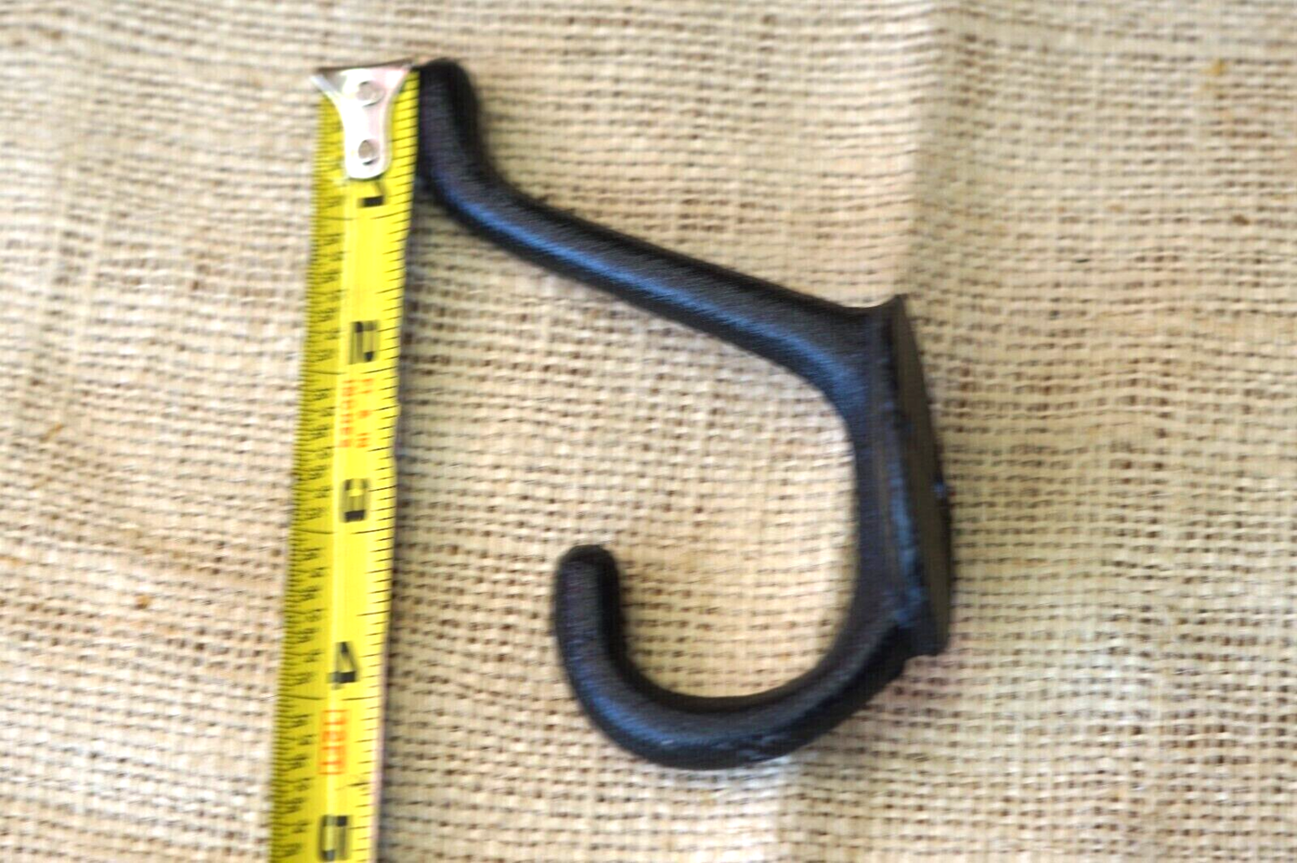 Cast Iron Black School Hook