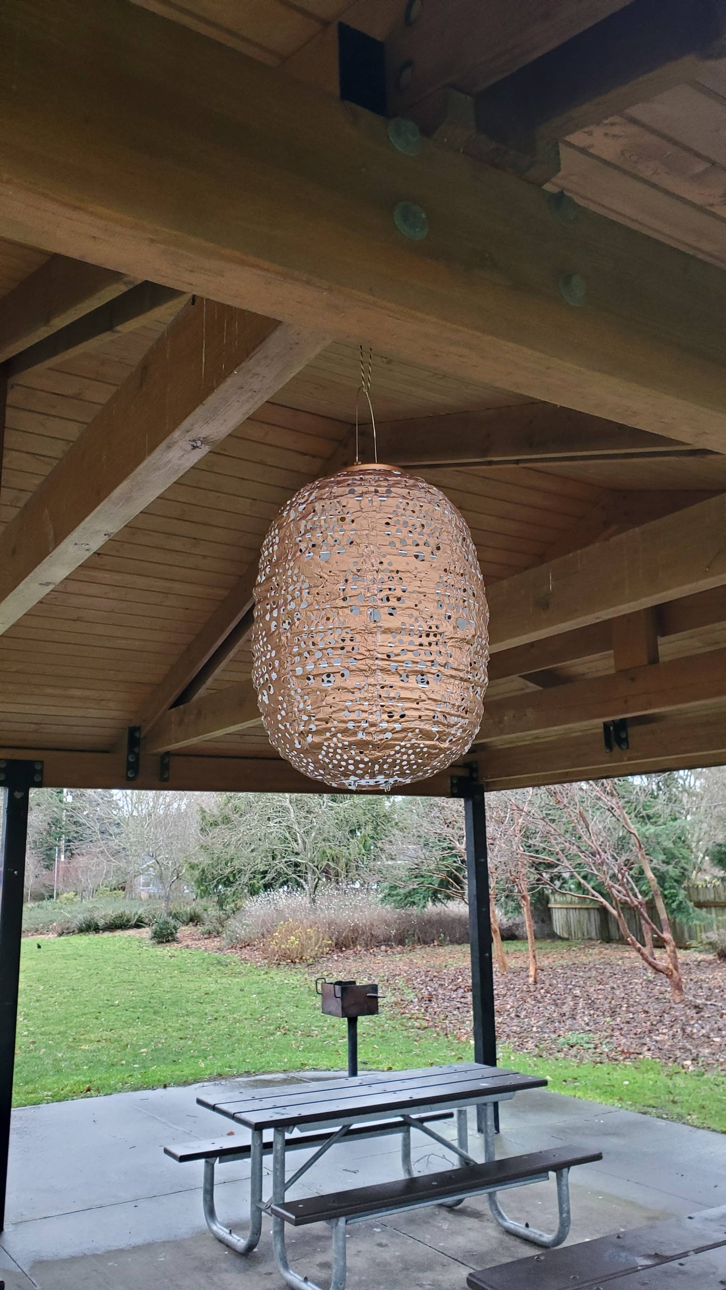 Stella Luxe 14" Barrel Dewdrop Battery Lantern