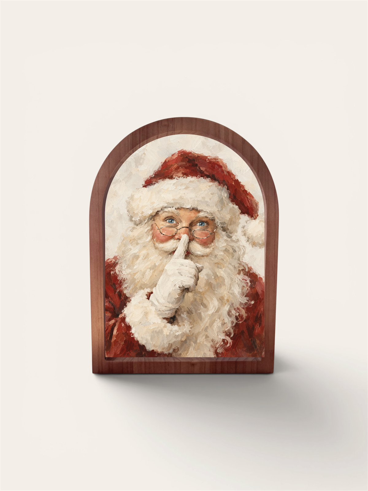 Santa Shhh, Arch | Holiday Wall Art