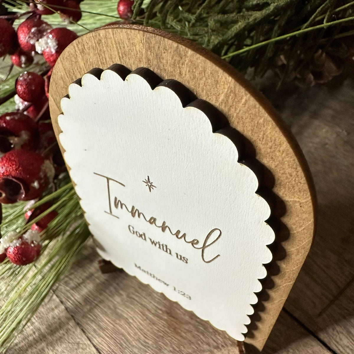 Immanuel God with Us | Matthew 1:23 | Companion Sign