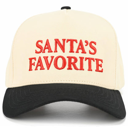 C.C SANTAS FAVORITE Letter Embroidered Trucker Cap
