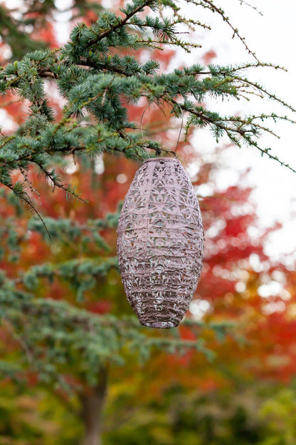 Stella Wildflower Pod 15" Solar Lantern - Blush