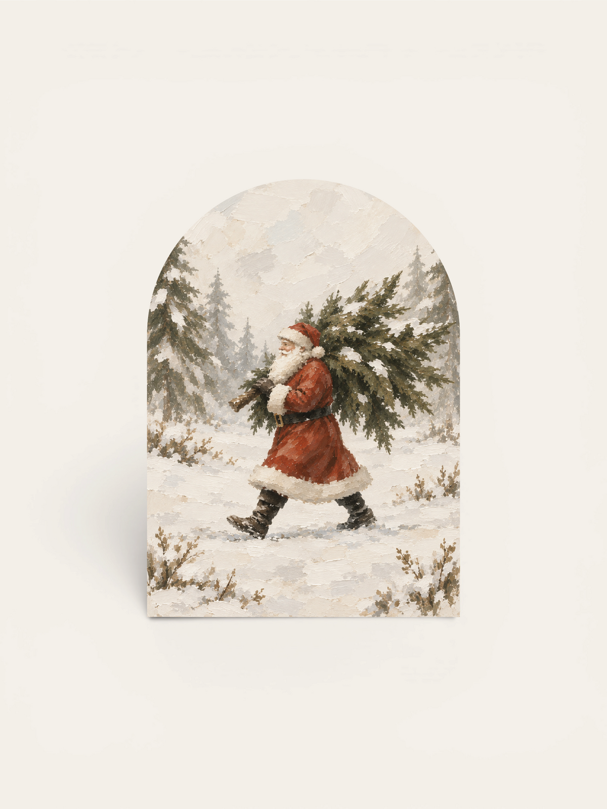 Santa Carrying Tree, Arch | Christmas 2026