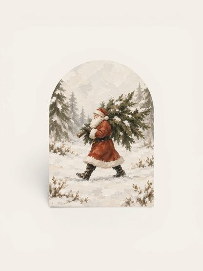 Santa Carrying Tree, Arch | Christmas 2026