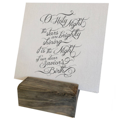 Mini Canvas, O Holy Night Christmas Song, Shelf Decor