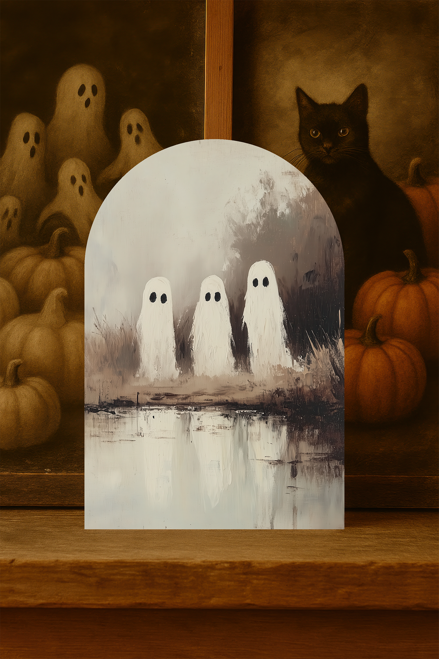 Ghost Halloween Sign
