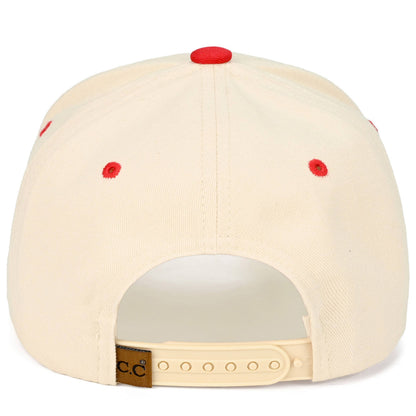 C.C SANTAS FAVORITE Letter Embroidered Trucker Cap