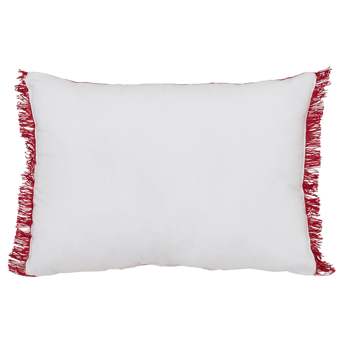 Red Joy Christmas Throw Pillow 14x20 Joy to the World