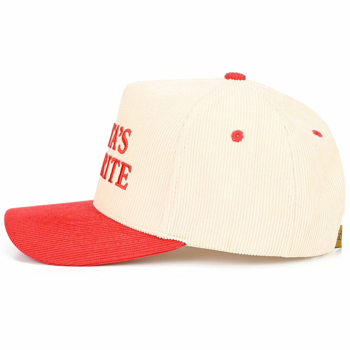 C.C SANTAS FAVORITE Letter Embroidered Trucker Cap