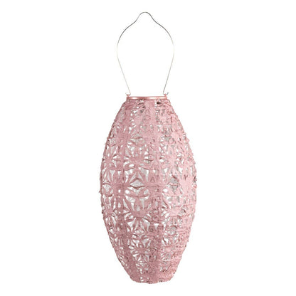Stella Wildflower Pod 15" Solar Lantern - Blush
