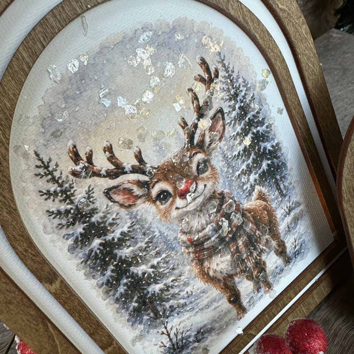 Woodland Red-Nosed Reindeer | Coordinating Set
