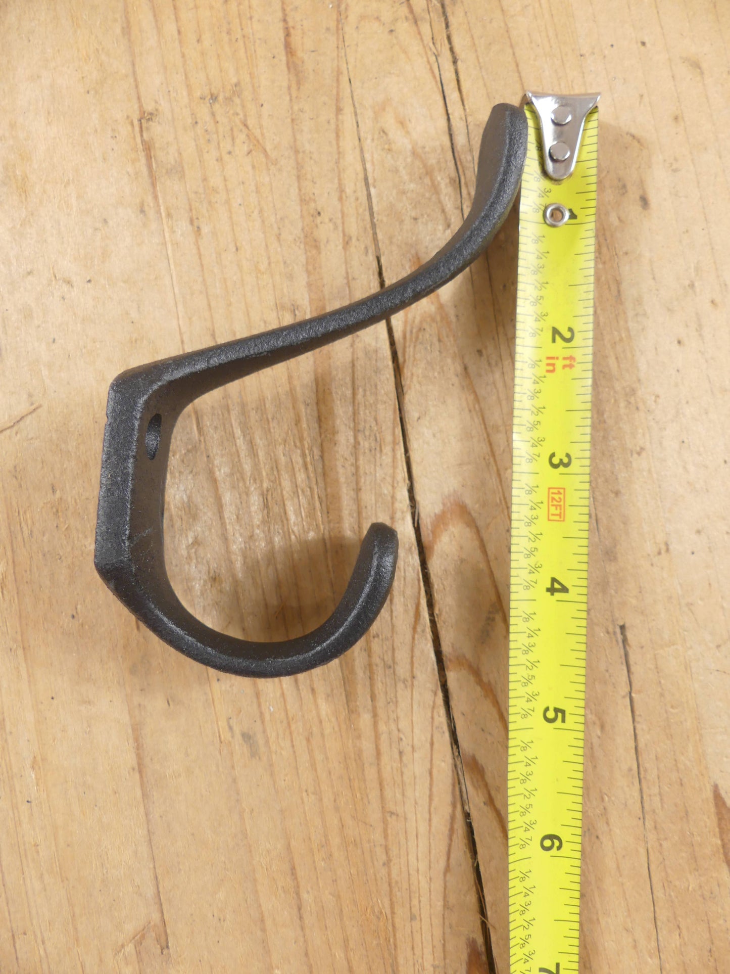 Cast Iron Black Primitive Hook