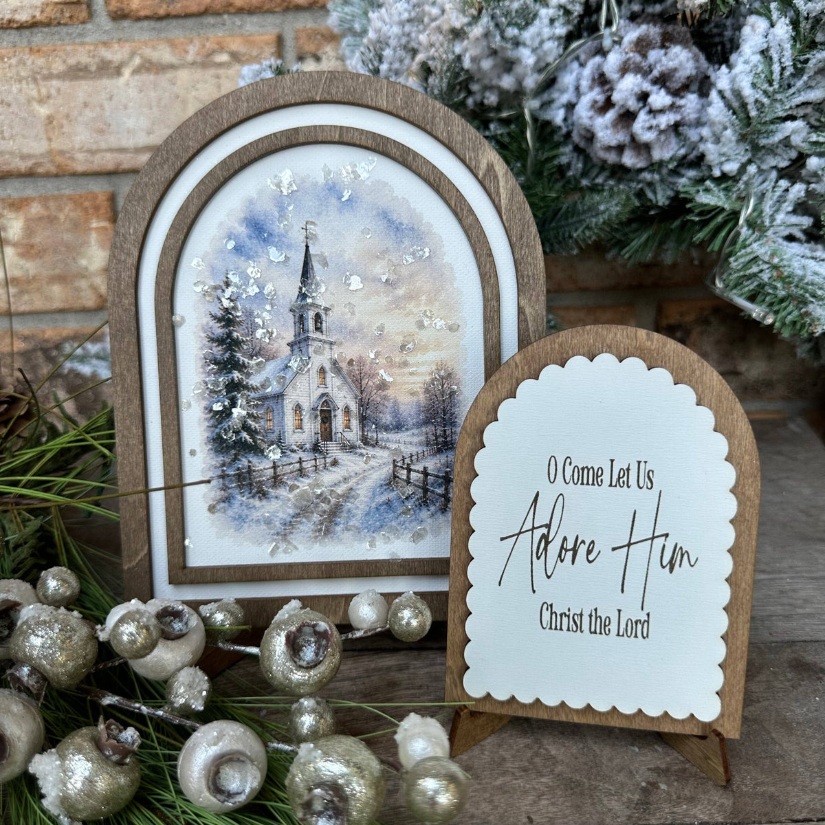 Snowy Country Church | Coordinating Set