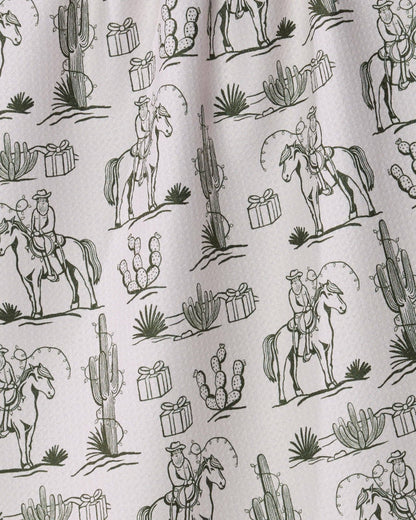 Cowboy Claus Tea Towel - Holiday 2026