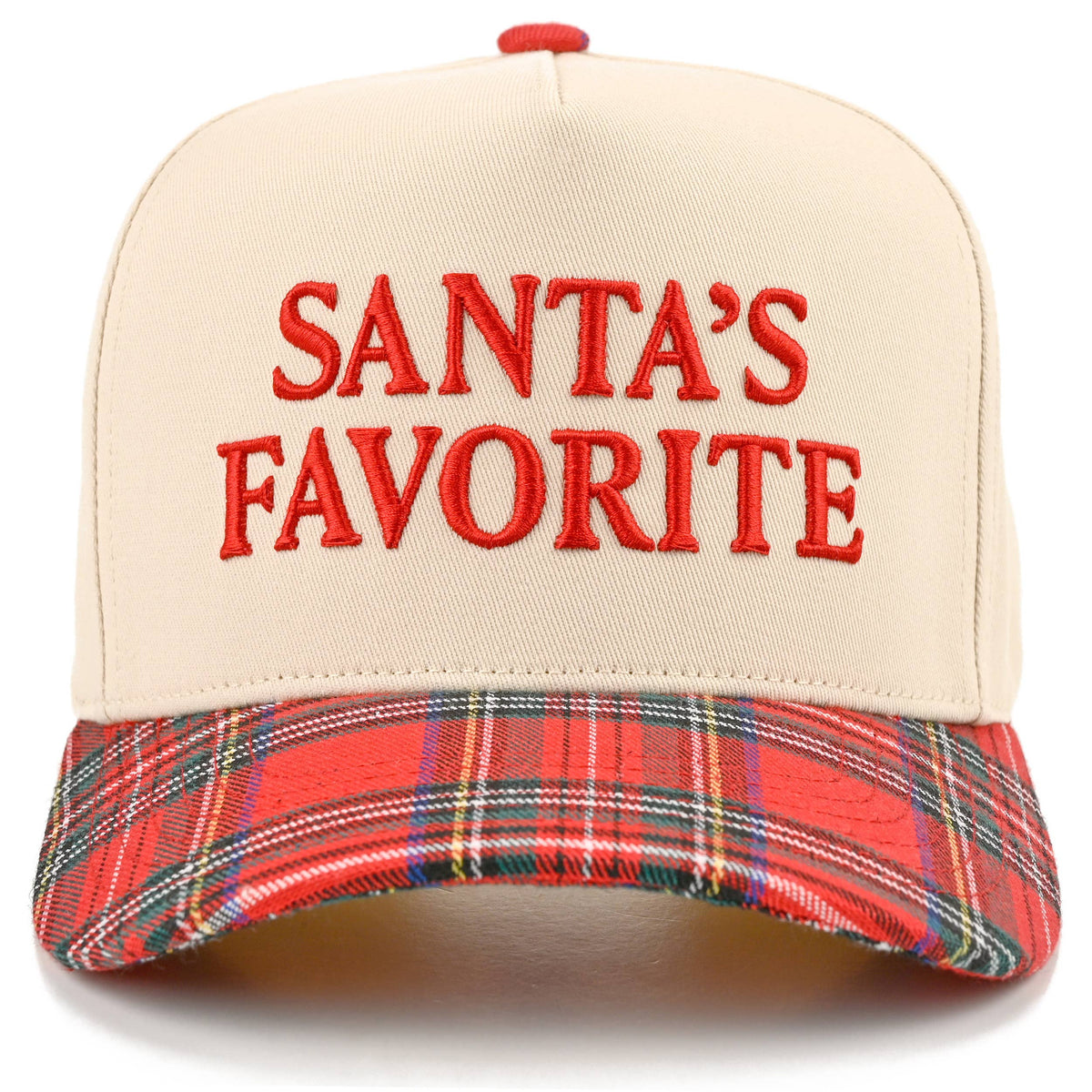 C.C SANTAS FAVORITE Letter Embroidered Trucker Cap